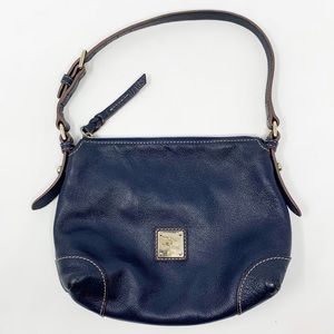Dooney & Bourke | Small Pebbled Blue Leather Bag